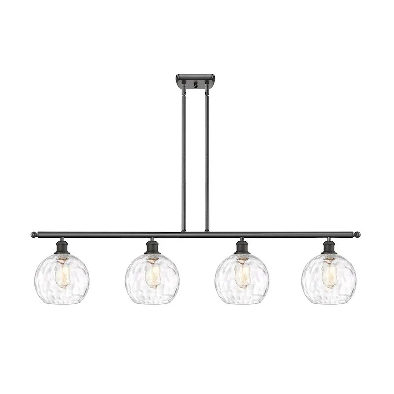 Innovations Lighting Ballston Athens Water Glass - 4 Light 48  Island Light