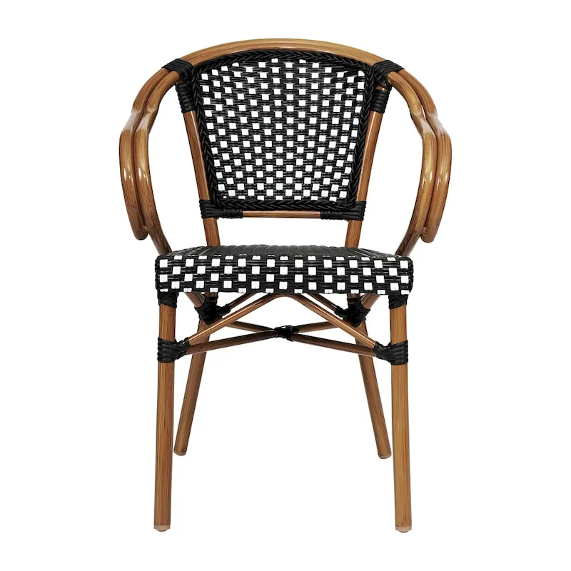 Stacking Bistro Chairs with Metal Frames