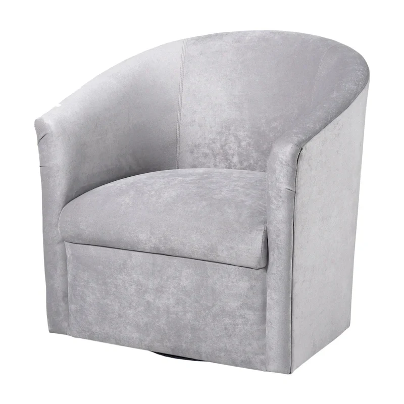Ellery Modern Microfiber Swivel Accent Chair by Greyson Living
