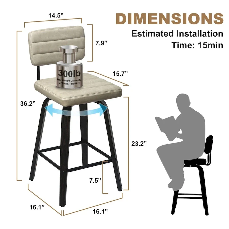 Swivel Bar Stools Bentwood Counter Height Bar Stools
