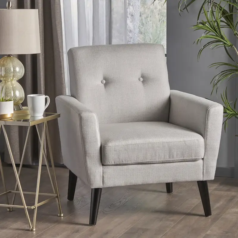 Sienna Mid-century Fabric Club Chair by Christopher Knight Home
