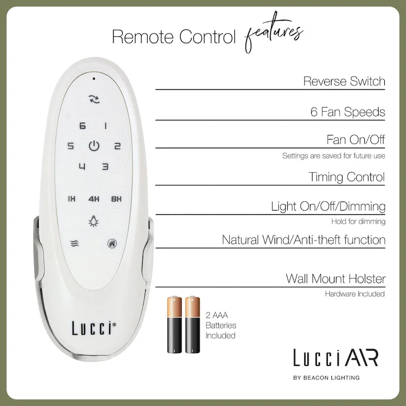 Lucci Air Flusso 52  Light with Remote Ceiling Fan