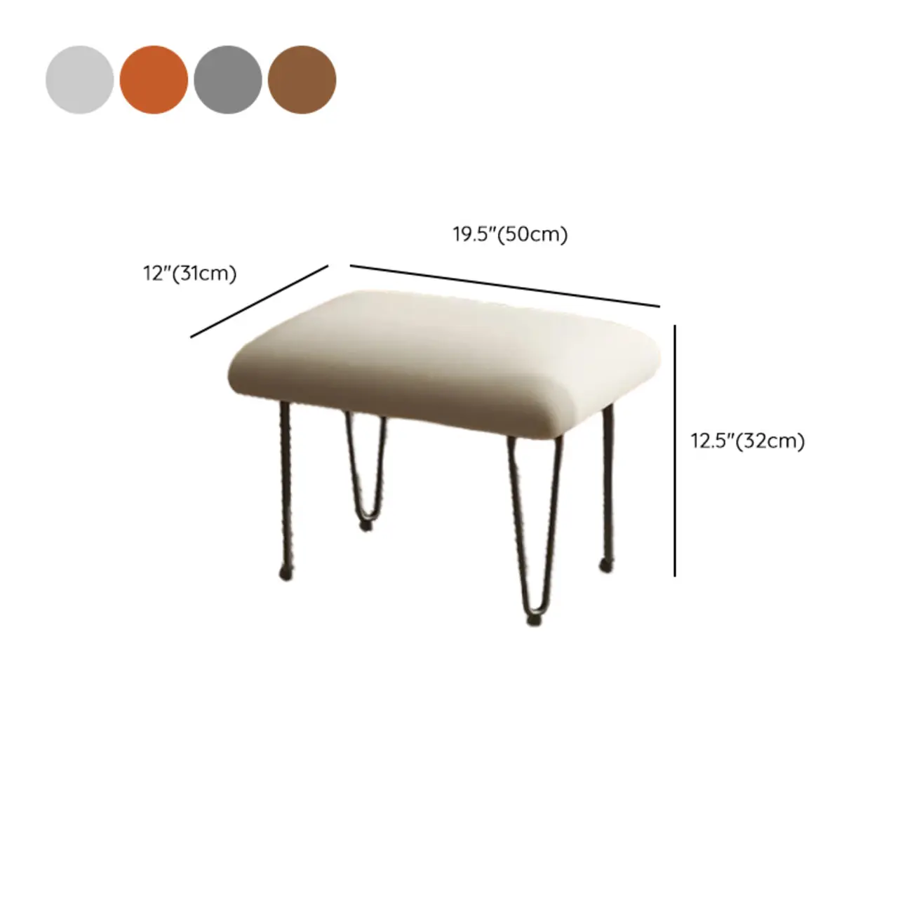 Upholstered Flared Arm Rocking Chair with Optional Ottoman