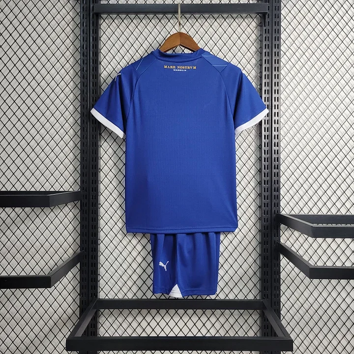Kit Enfant Olympique de Marseille extérieur 2023 2024
