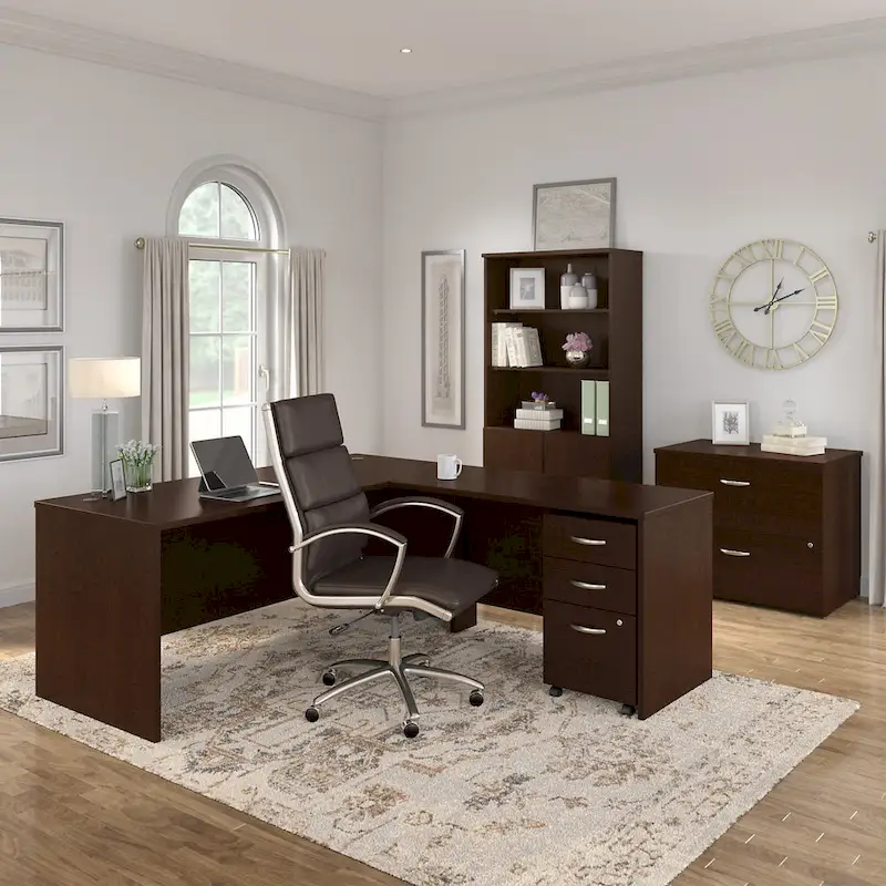 Series C 72W L Shaped Desk with Drawers by Bush Business Furniture