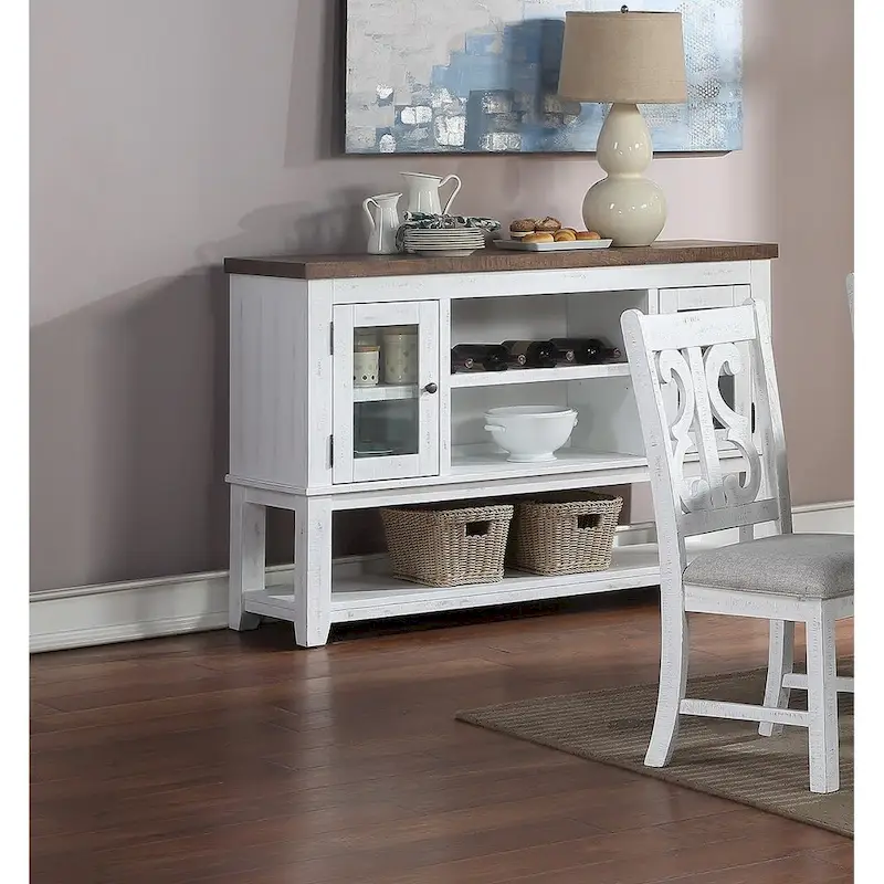 Sever With Open Shelves