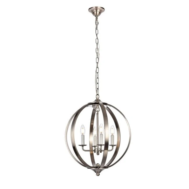 Elegant Lighting Marlow 4 Light 18  Wide Taper Candle Pendant