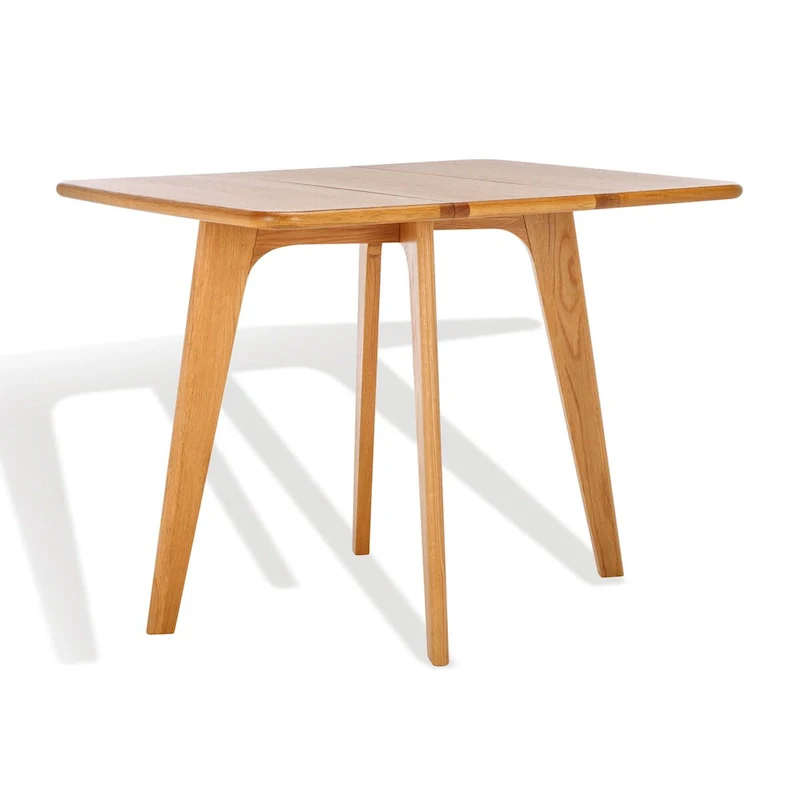 SAFAVIEH Couture Annliese Natural Gateleg Dining Table - 37 W x 30 D x 28 H - 37Wx30Dx28H