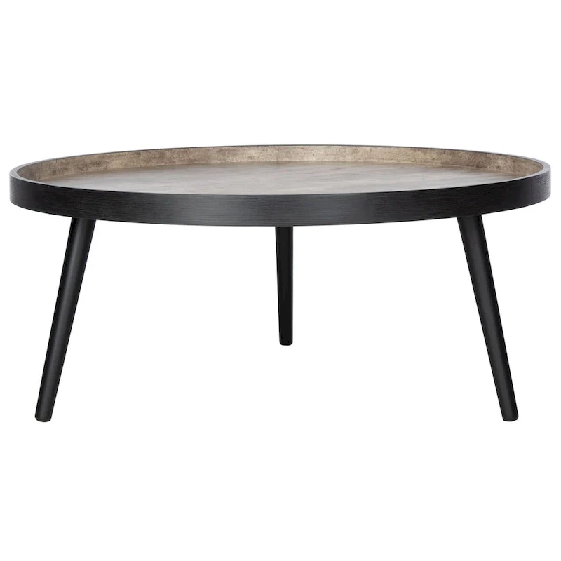 SAFAVIEH Arline Round Tray Top Coffee Table - 35.4 x 35.4 x 15 - 35Wx35Dx15H