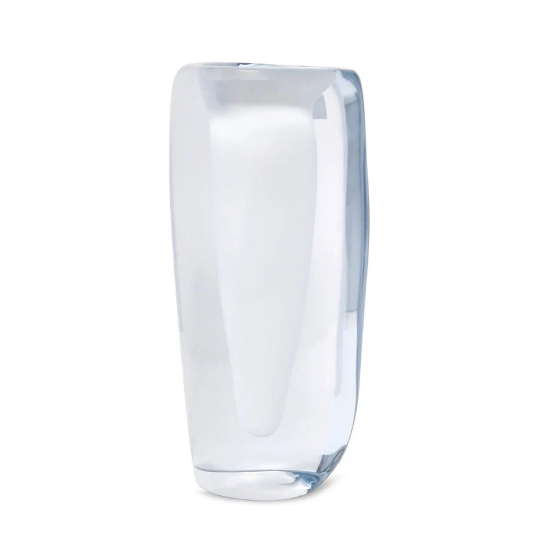 11.5 H Glass Double Wall Vase with Inner