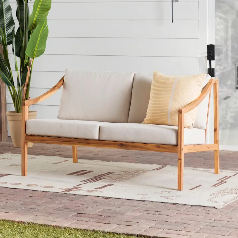 Middlebrook Designs Solid Wood Patio Love Seat