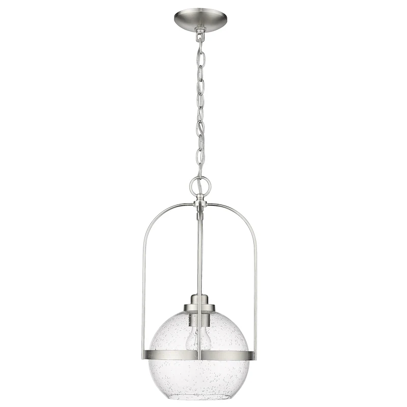 Devonshire 1-light Pendant w/ Clear Seeded Glass