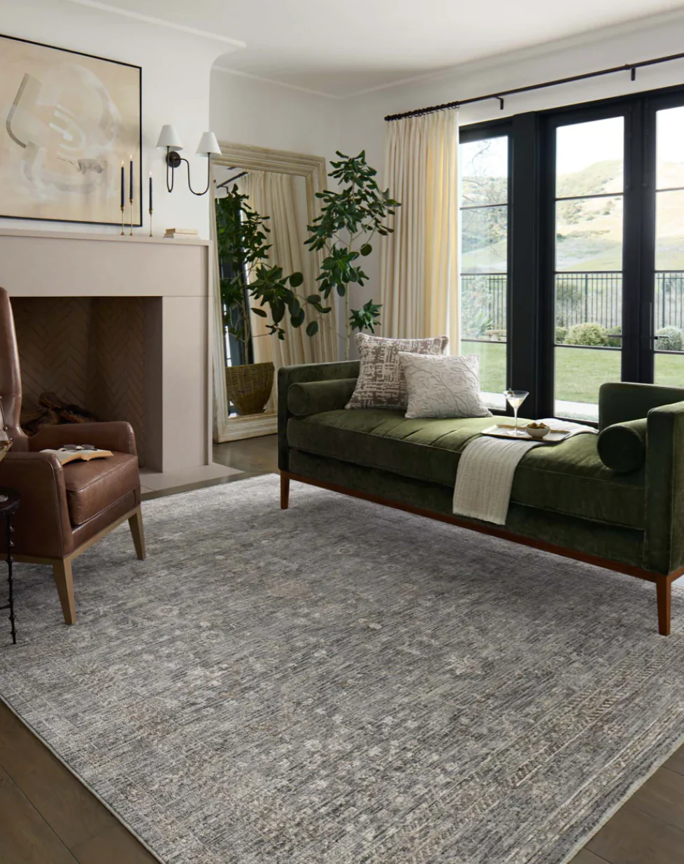 Tabitha Stone/Natural Rug