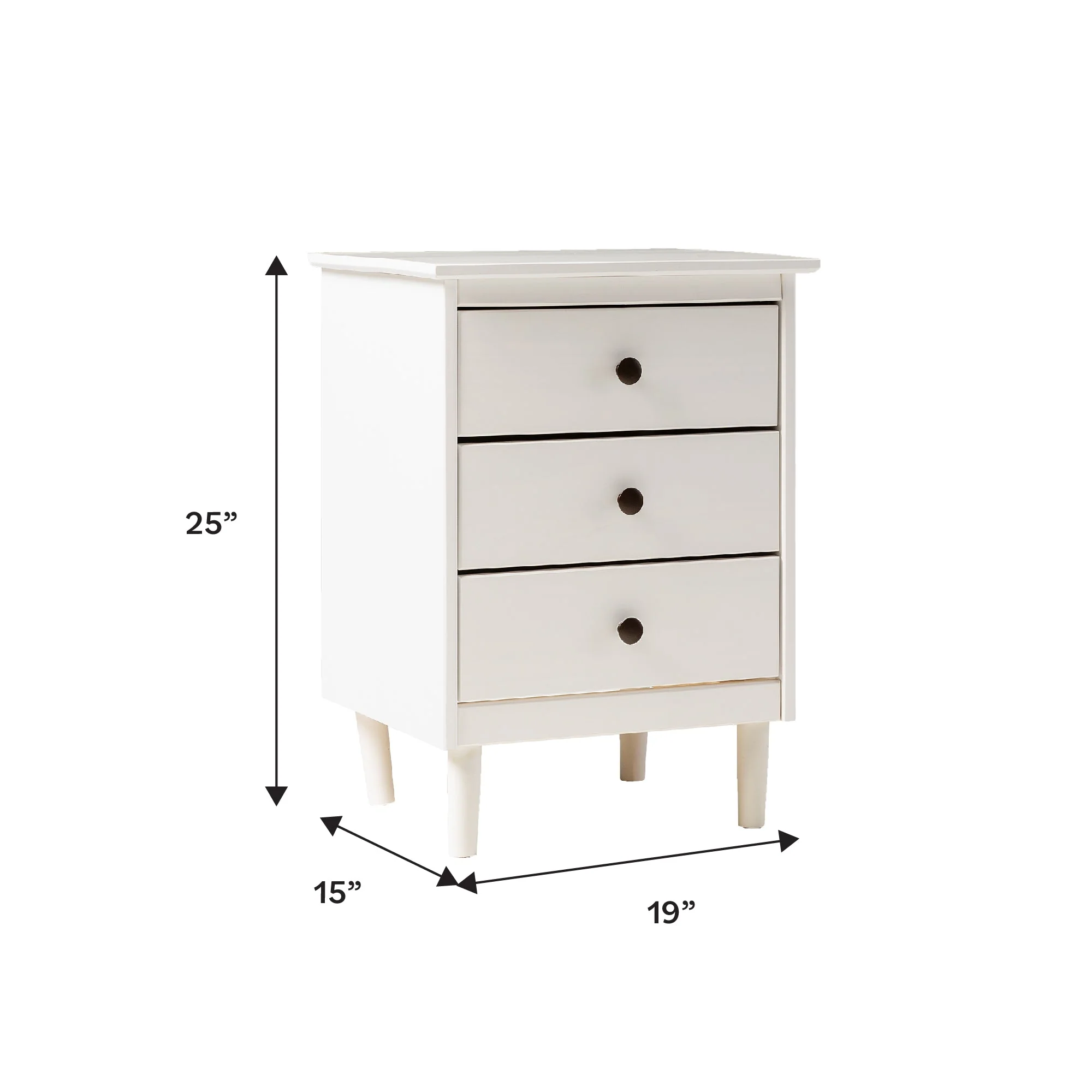 Spencer Solid Transitional Wood Nightstand