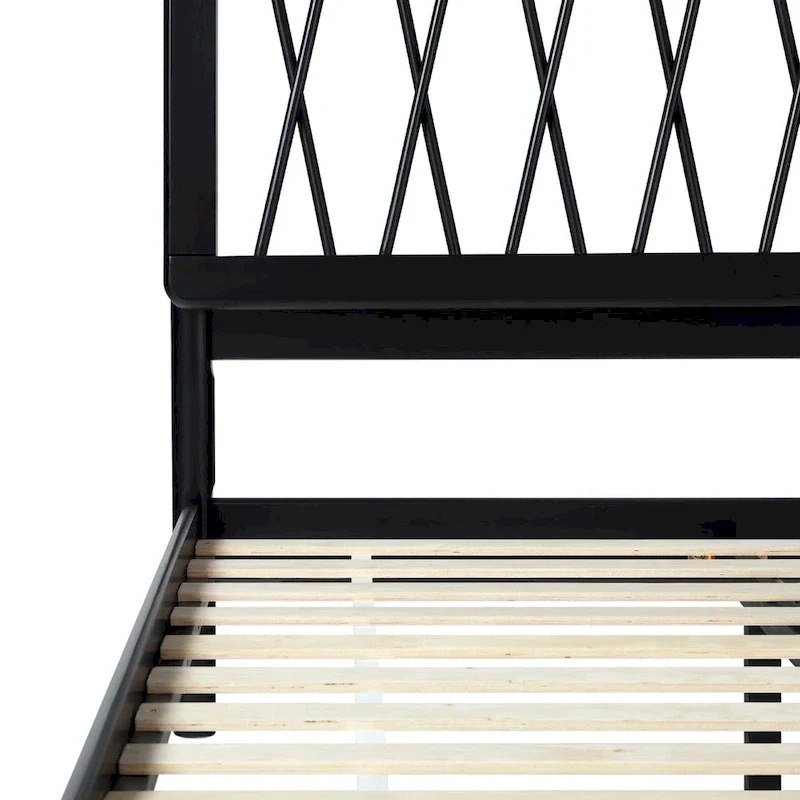 Middlebrook Designs X Spindle Solid Wood Full Bed