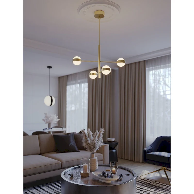 AFX Verona 4  Light LED Pendant Light