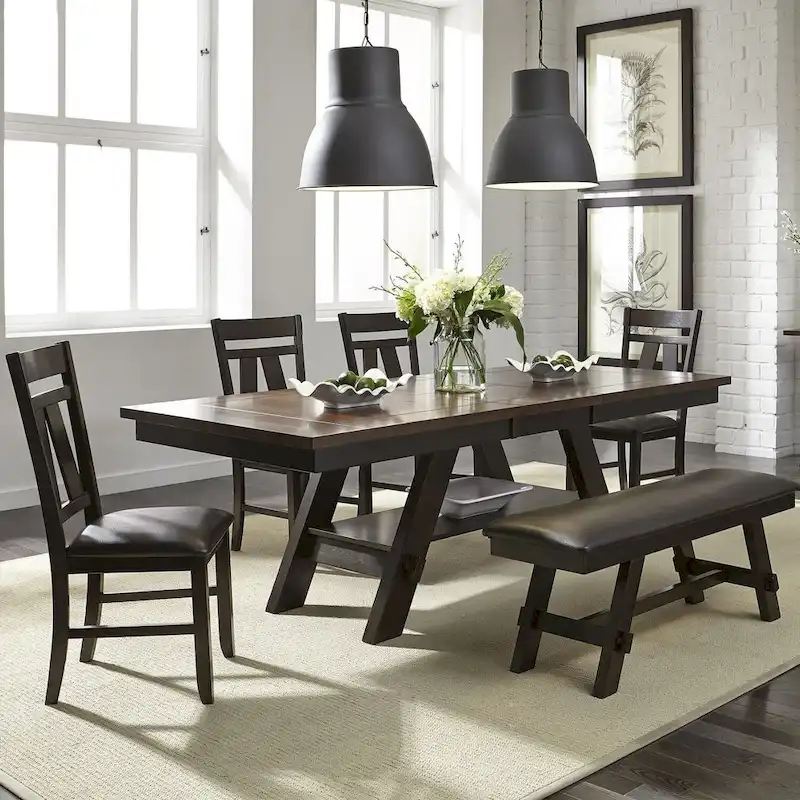 Lawson Dark Espresso Bench