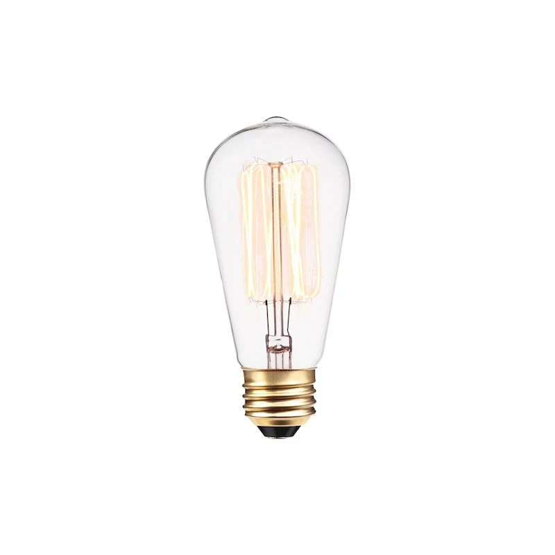 40W Vintage Edison S60 Incandescent Filament Light Bulb (12-Pack)