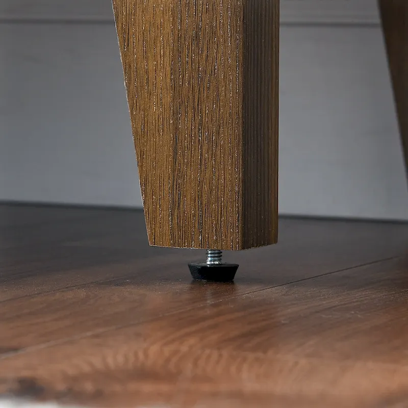 wooden antique six-drawer dresser