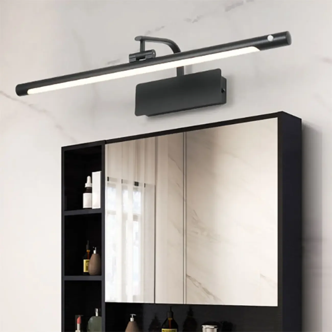 Stylish Metal Linear Natural Light LED Bathroom Vanity Light