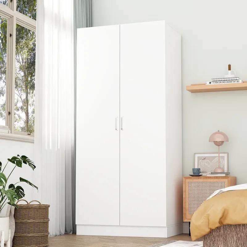 5-Tier Amoires Wardrobe Cabinet With 2 Doors