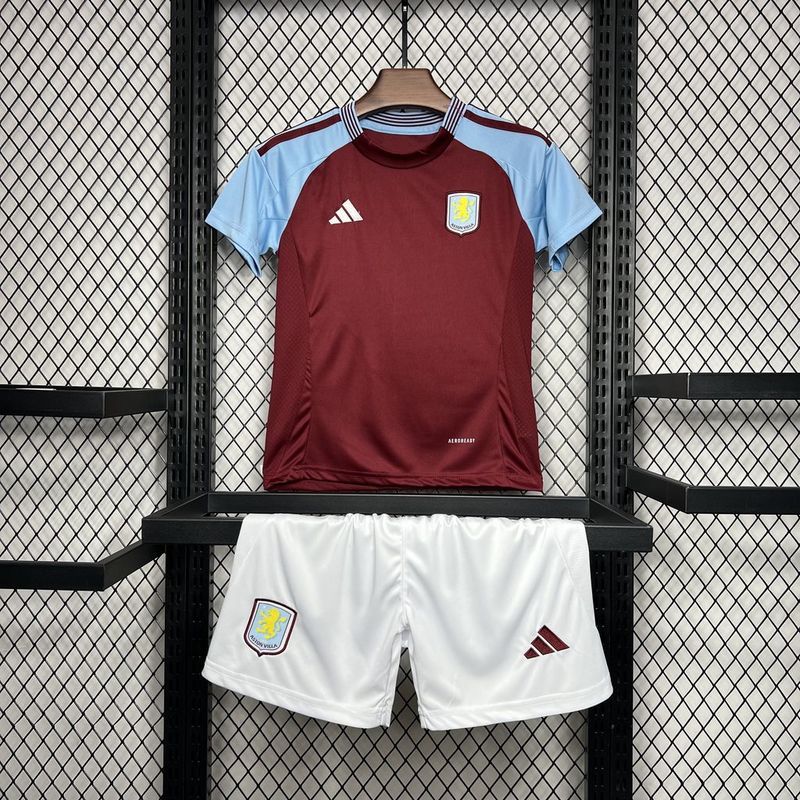 Kit Enfant Aston Villa domicile 2024/25