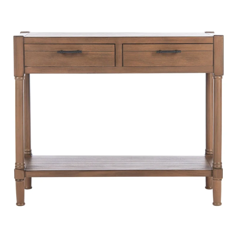 SAFAVIEH Phillis 2-Drawer Console Table - 35.5 W x 13 L x 29.5 H - 36Wx13Dx30H