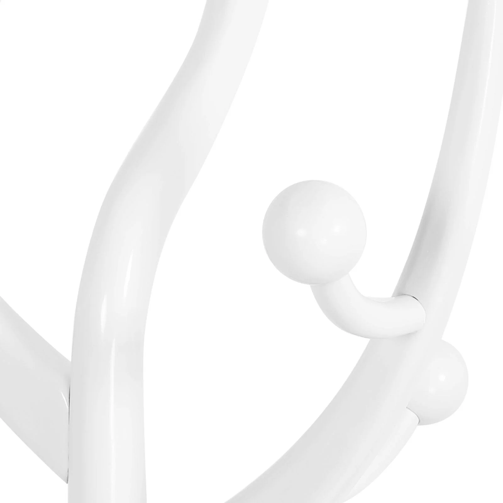 Tree-branch Rubberwood Freestanding Coat Rack with 8 Hooks - 24.5W x 70.87H