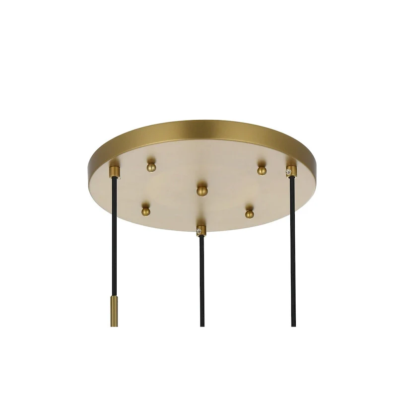 3-Light 18 inch Pendant with Clear Glass