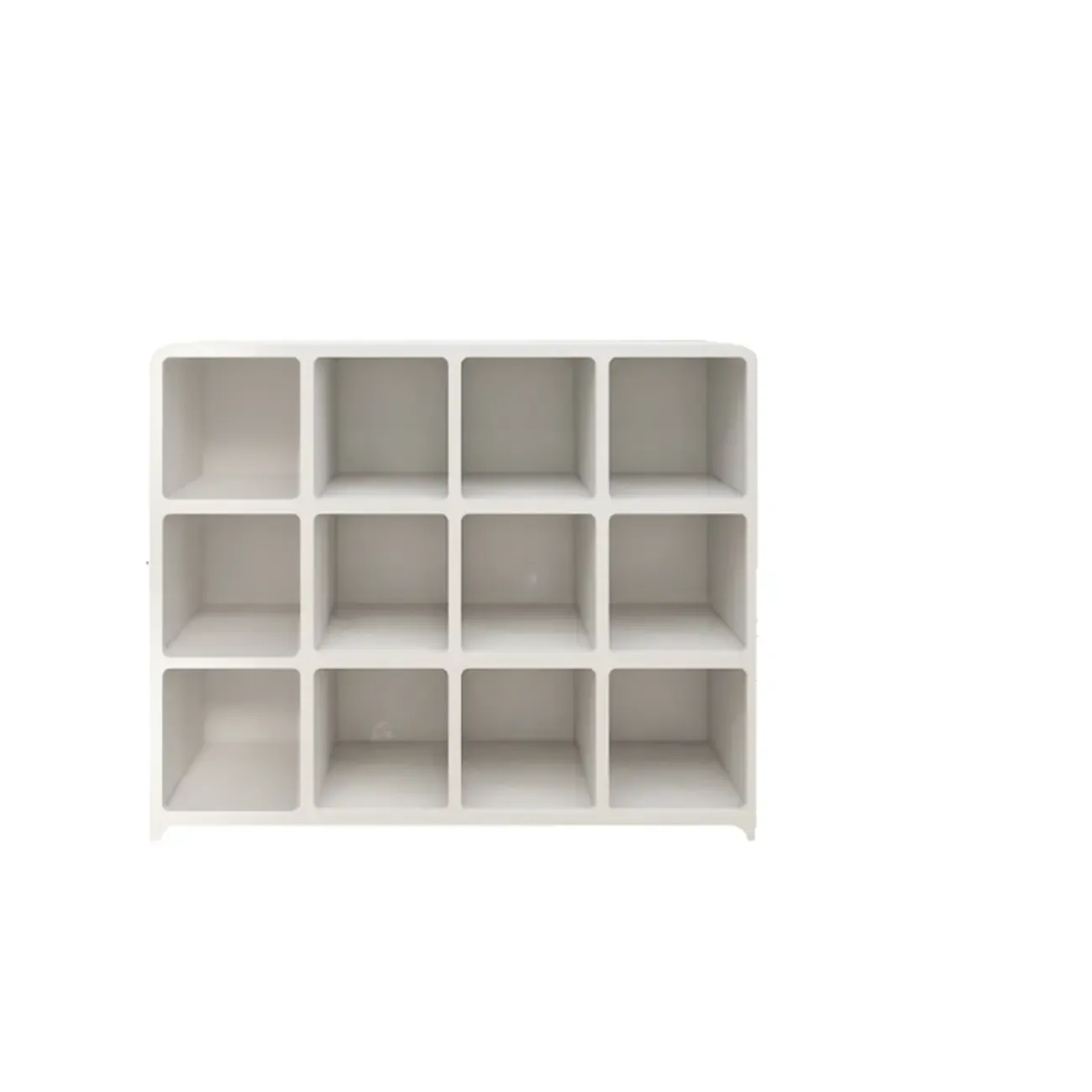 Simple Wooden Closed Back Bookcase in Black