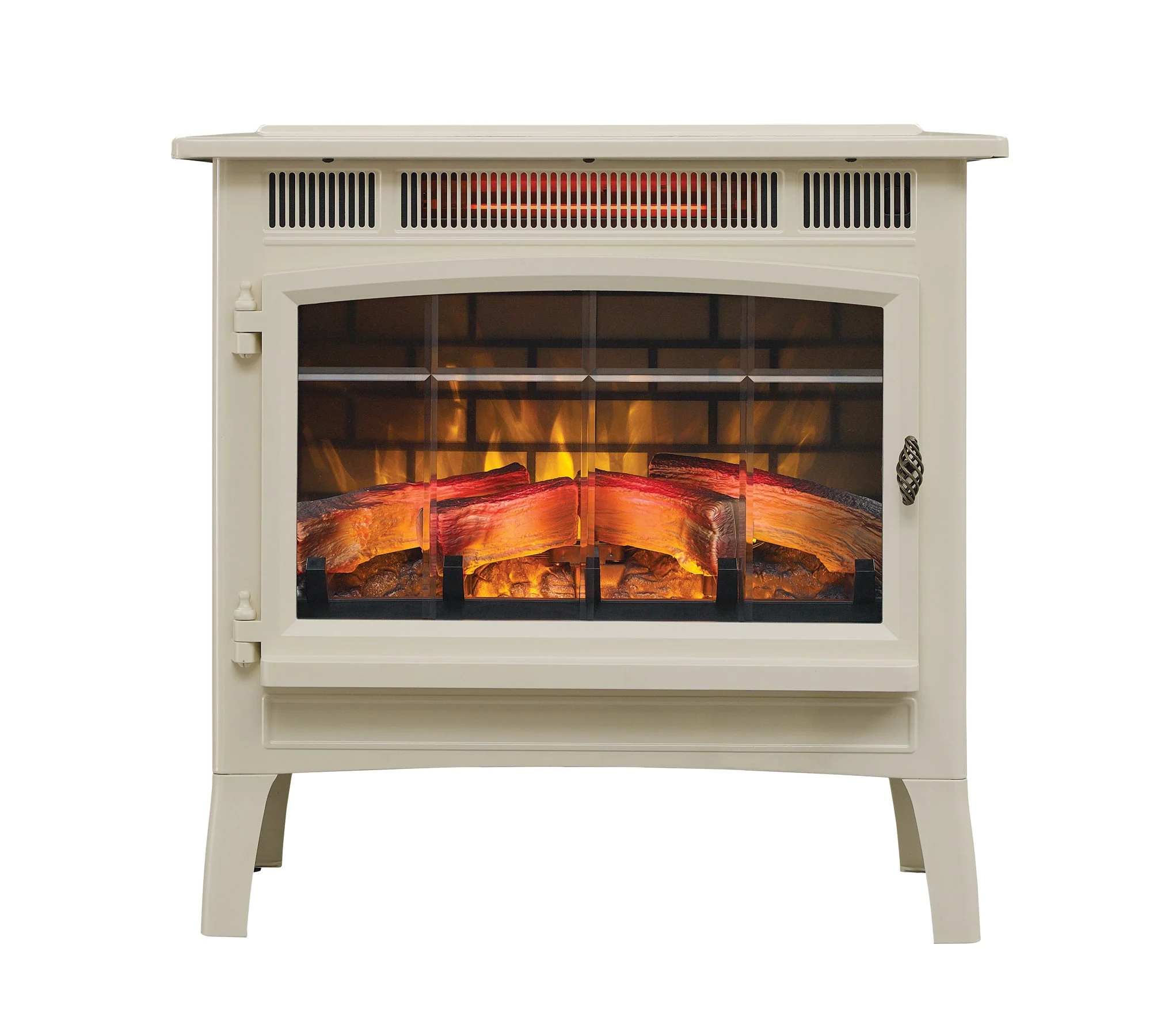 duraflame? Electric Infrared Fireplace Stove Heater with 3D Flame Effect