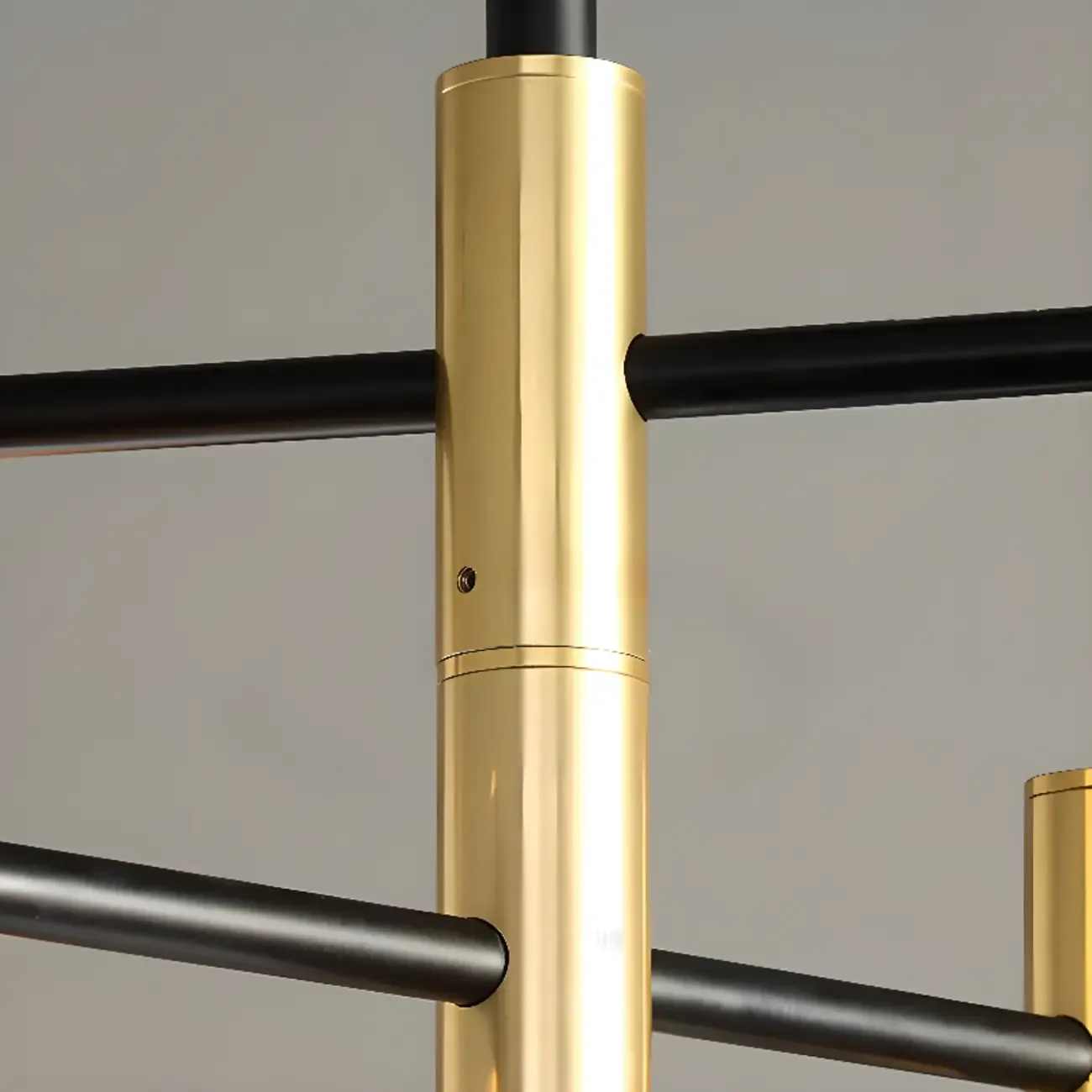 Modern Industrial Linear Chandelier with Adjustable Height