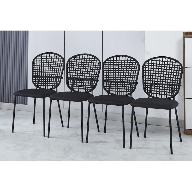 Sennit Chair,Set Of 4,Dining Chair,Coffee Chair,Suitable for Dining Room,Living Room