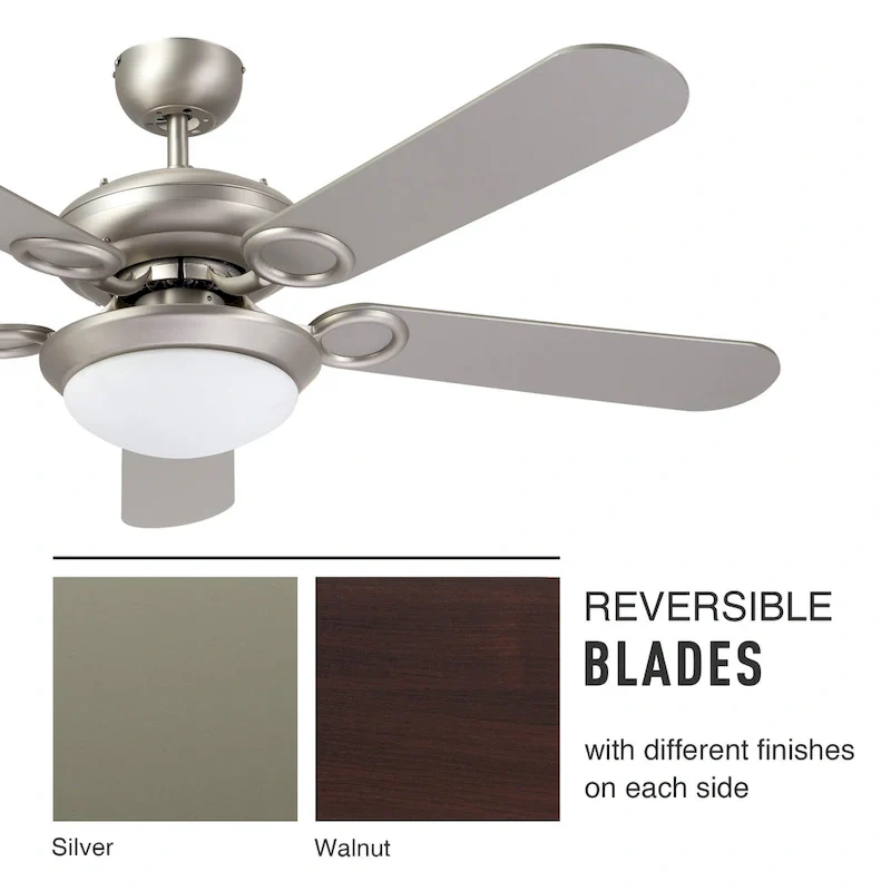 CO-Z 52  5-Blade Reversible Ceiling Fan with LED Light and Remote
