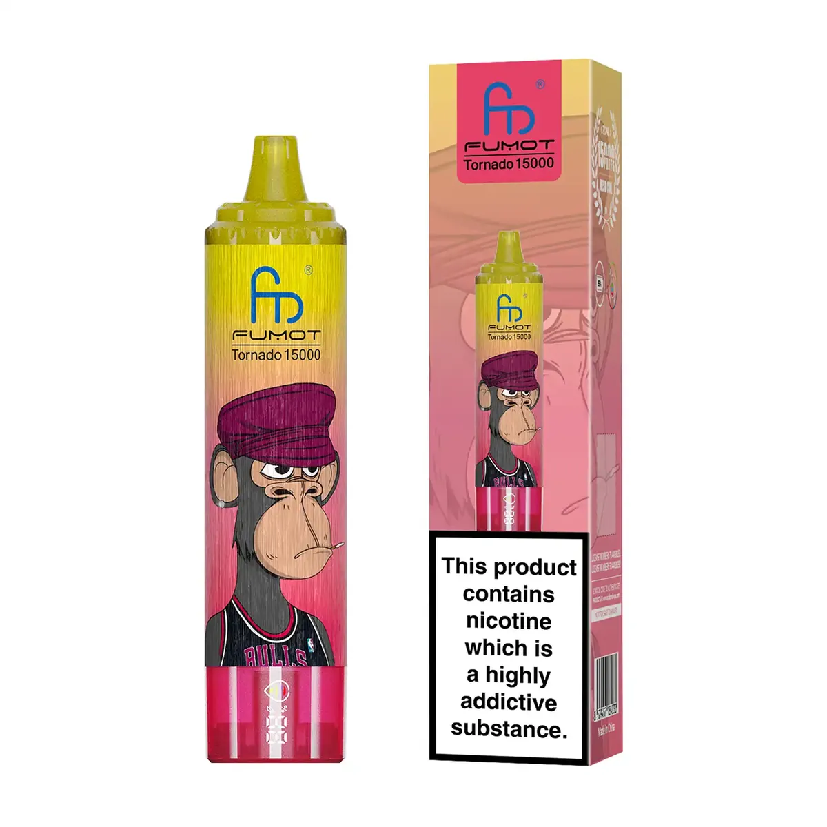 Fumot Tornado 15000 Cola Lemon – Einweg-Vape mit Einzelverpackung