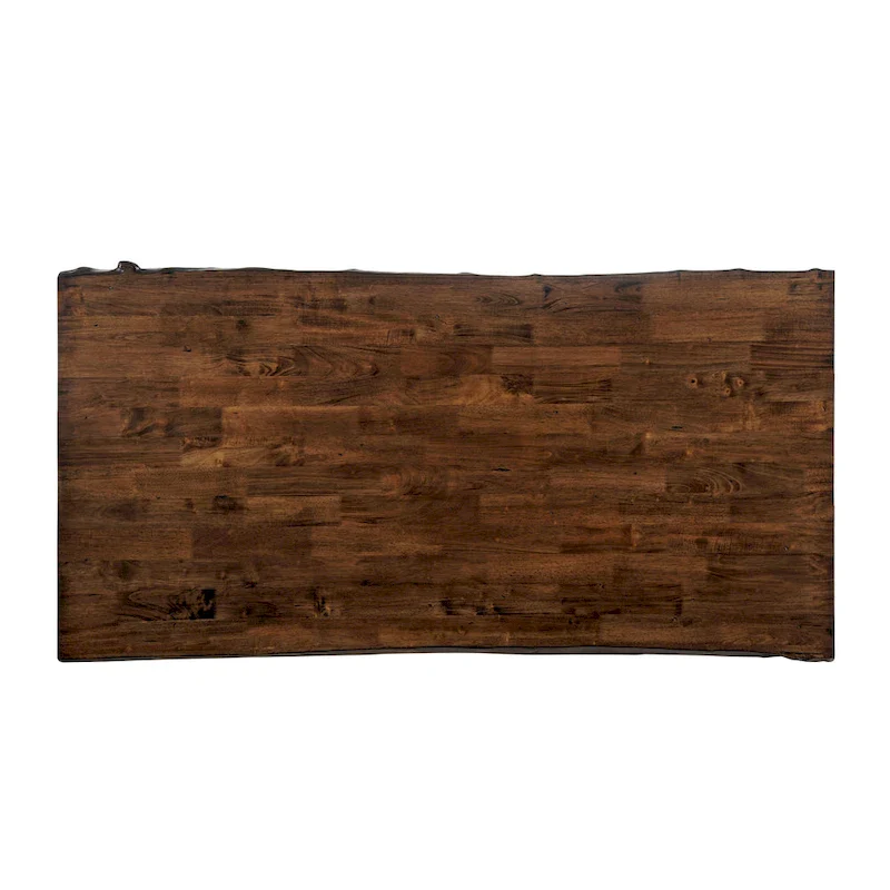 Mass Rustic Walnut Solid Wood 7-Piece Dining Set by Furniture of America