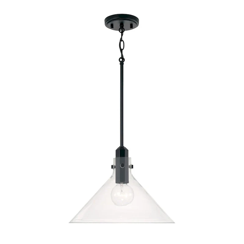 Greer 1-light Pendant w/ Clear Glass