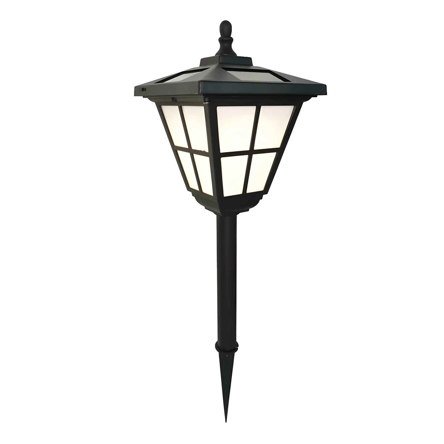 Classic Trapezoid Pane Solar Landscape Lighting