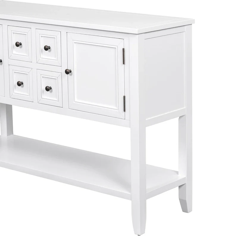 Buffet Sideboard Console Table with Bottom Shelf