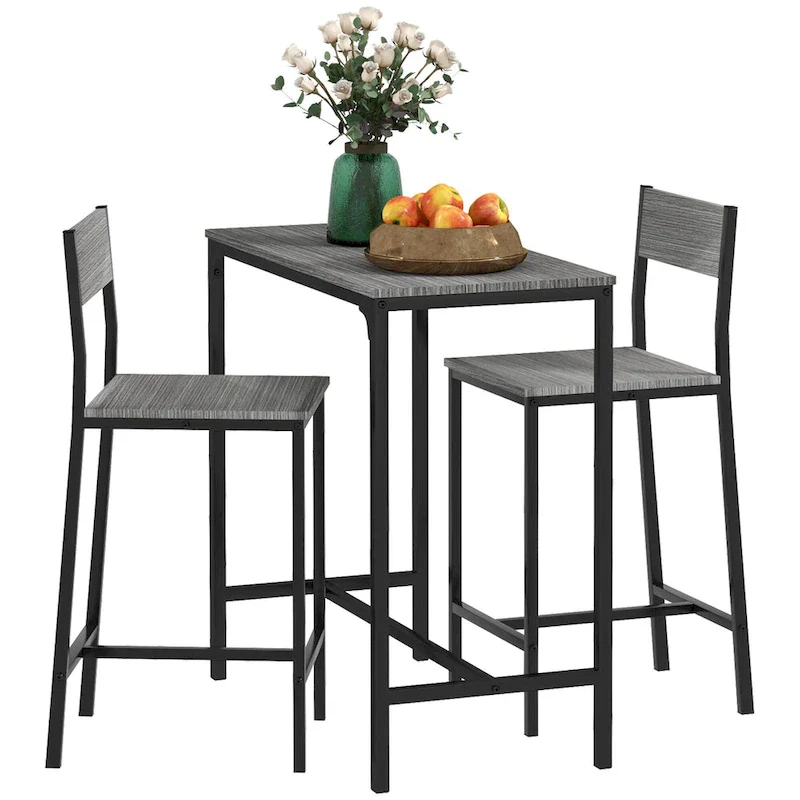 Carbon Loft Padrad Industrial Counter Height 3-piece Dining Set