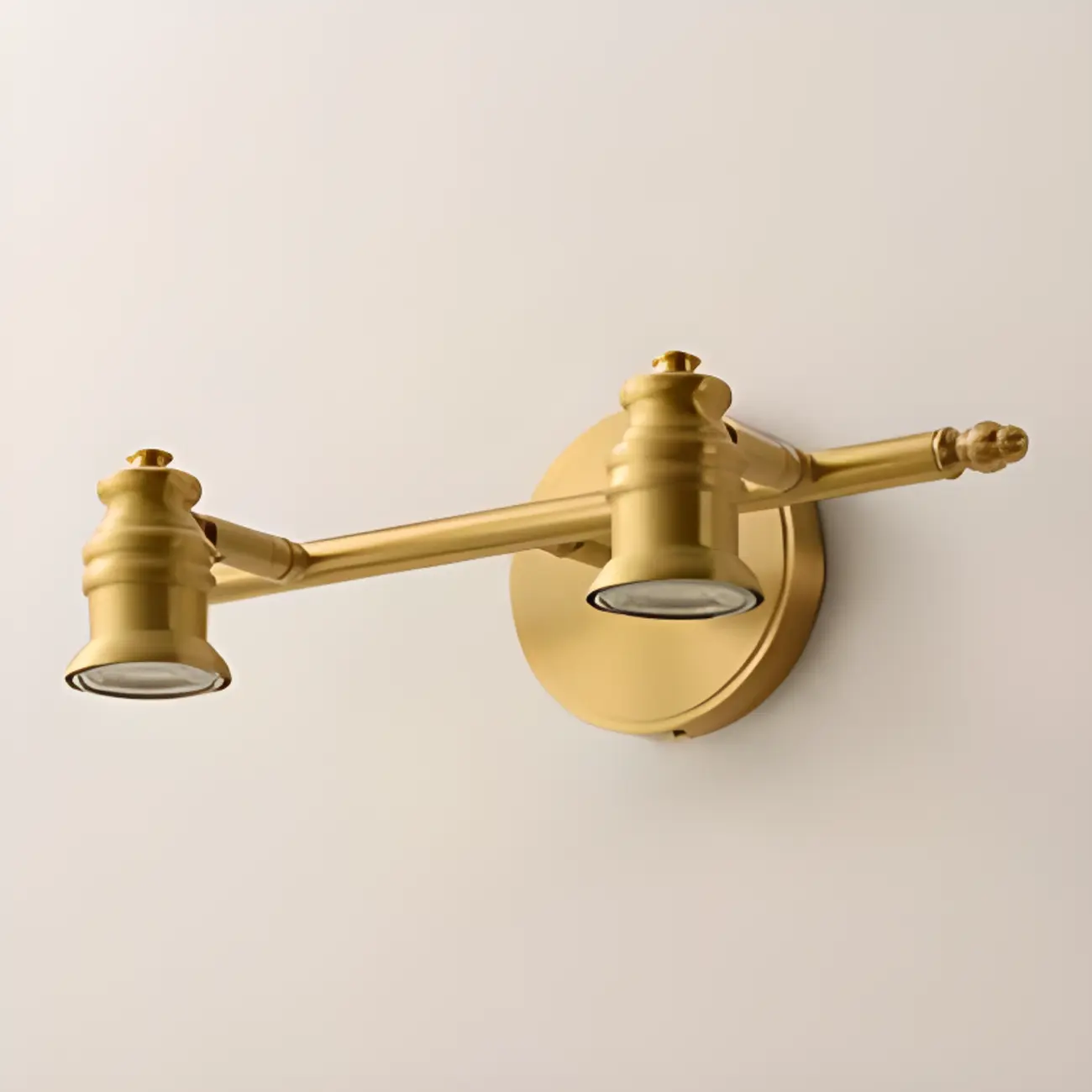 Antique Copper Gold Bath Vanity Light Fixture Hardwired