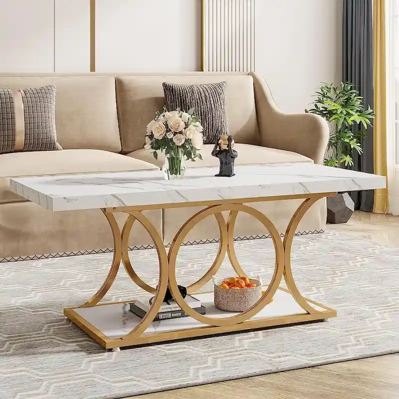 Rectangle Coffee Table, Modern Coffee Tables for Living Room