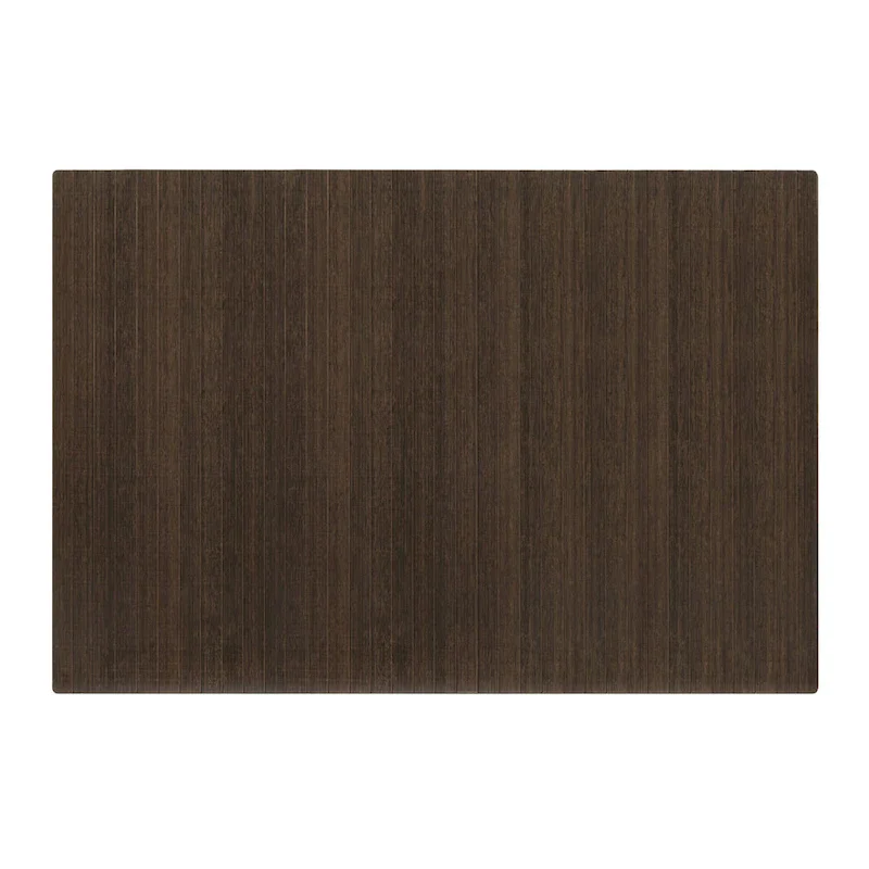 Jani Eco Bamboo Standard Rectangular Chair Mat - (72 x 48), Premium Quality, Eco-Friendly Chair Mat
