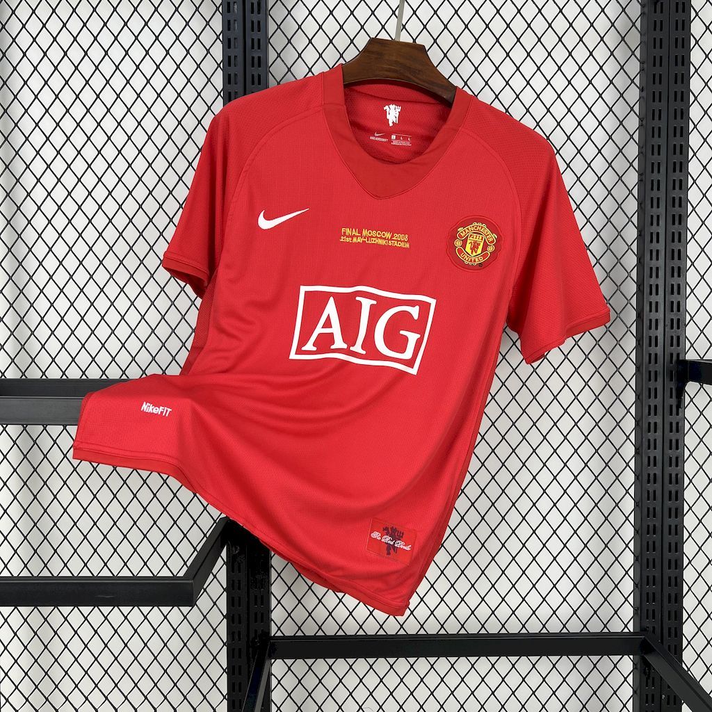Maillot Rétro Manchester United Domicile 2007-08