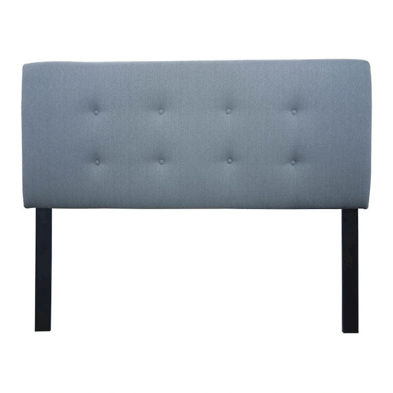 8-button Tufted Candice Bay Blue Headboard