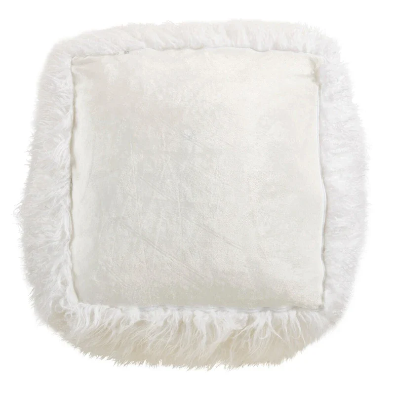 Snug Haven Faux Fur Pouf