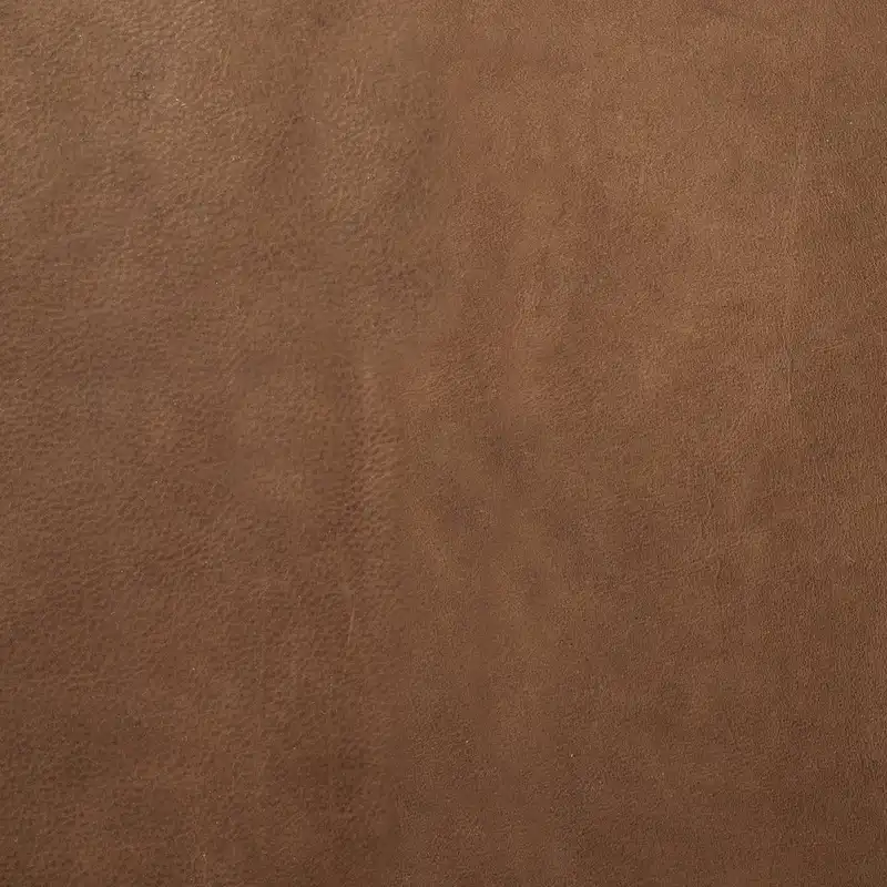 Jessie 55L x 16W Brown Leather Seat W/Black Metal Base Accent Bench - 55.0L x 16.0W x 19.0H