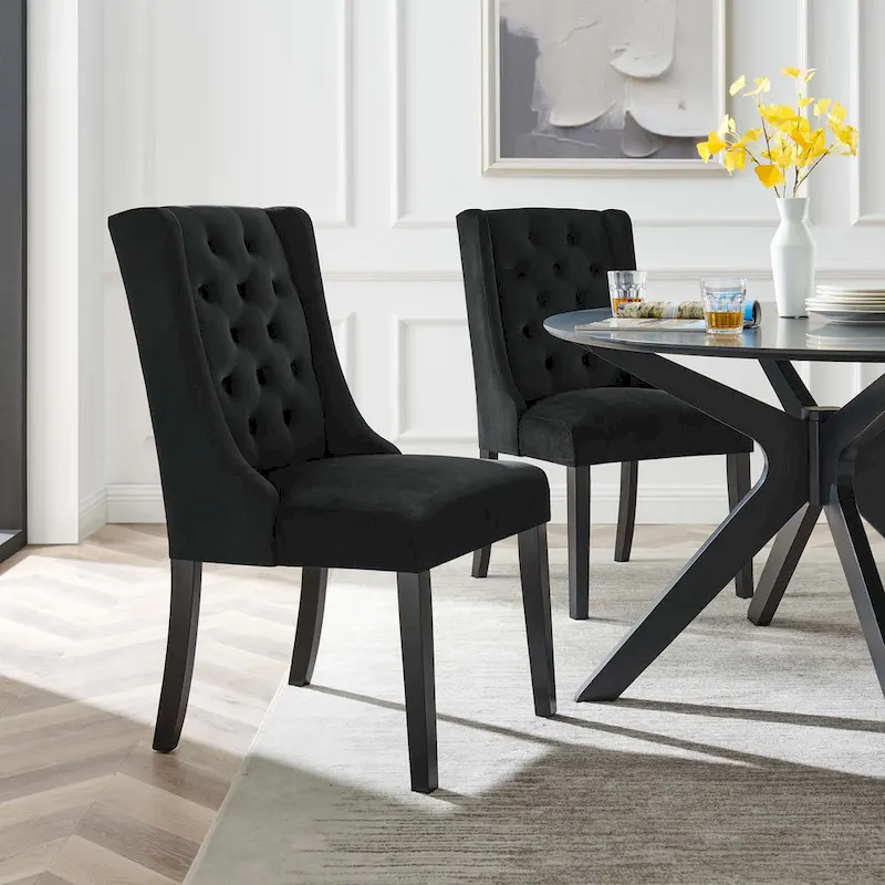 Baronet Performance Velvet Dining Chairs - Set of 2