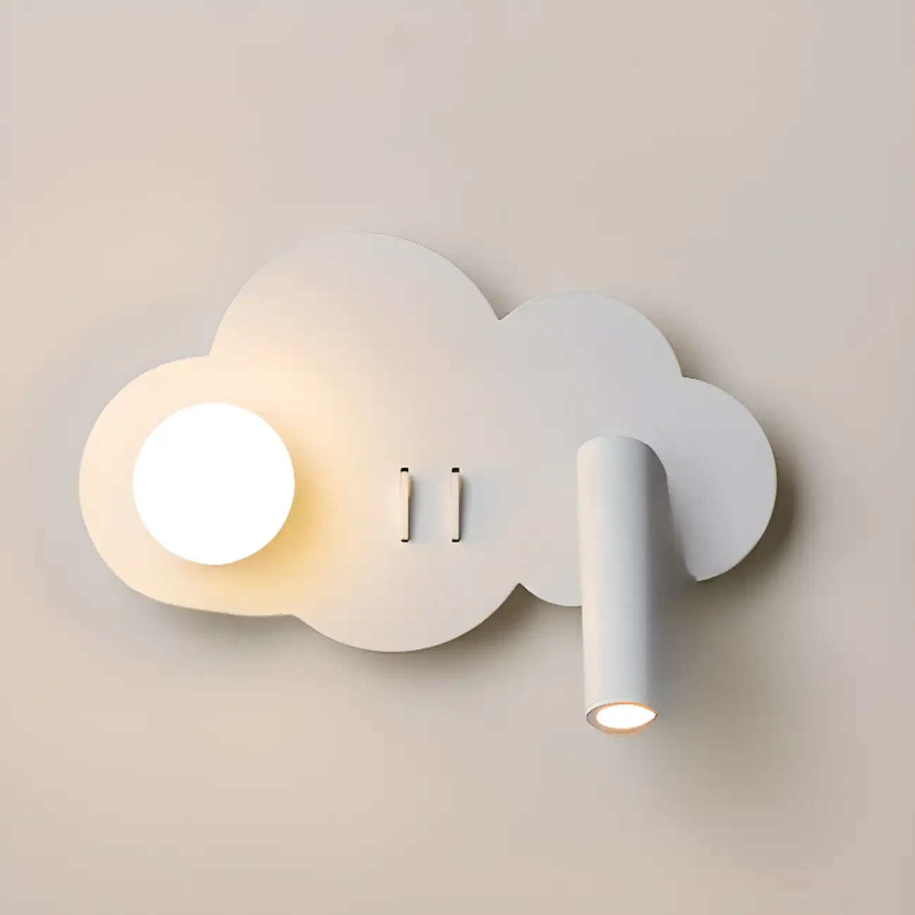 Sleek Adjustable Metal LED Wall Sconce with Acrylic Shade