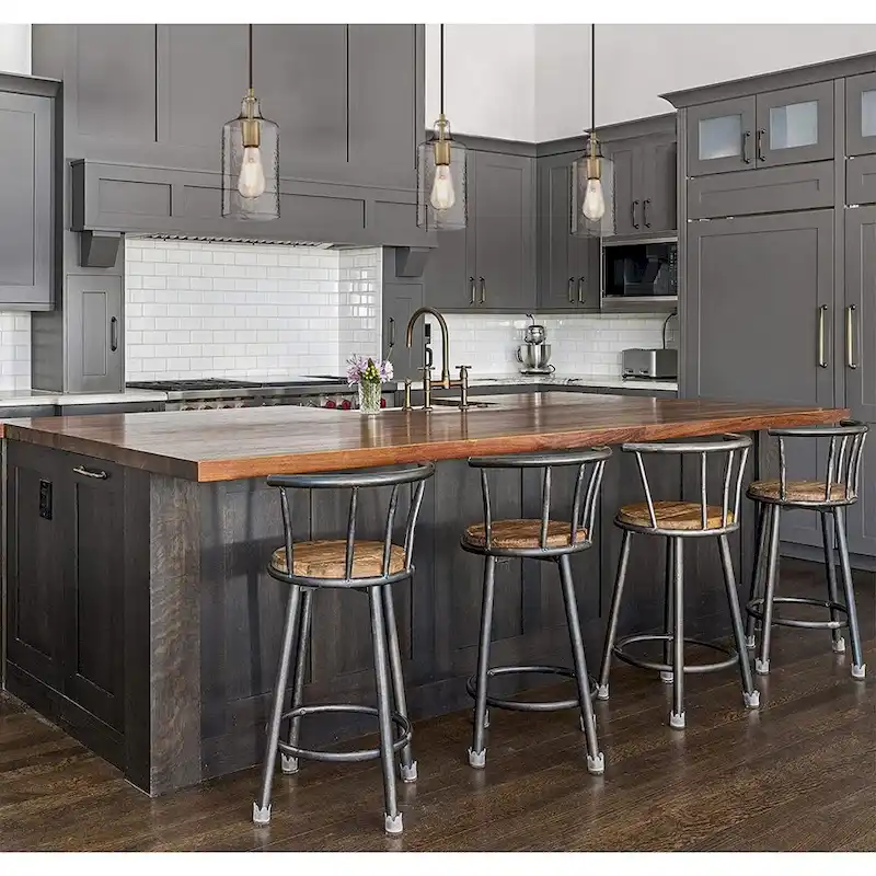 Antique brass glass pendant light with Clear Textured Glass